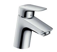 Hansgrohe Logis - Grifo monomando de lavabo 70, con conjunto de desagüe, cromo 71070000