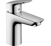 hansgrohe Logis mezclador de lavabo, ComfortZone100, desagüe metálico, proyección 108mm, 71171000, Color: cromado