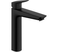 Hansgrohe Logis - Grifo de lavabo, EcoSmart, negro mate 71091670