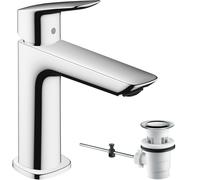 Hansgrohe Grifo para lavabo Logis Fine 110 CoolStart EcoSmart con desagüe Cromo