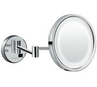 Hansgrohe Logis Universal espejo cosmético 21.7x21.7 cm redondo con iluminación cromo 73570000