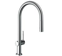 Hansgrohe M54 - Grifo de fregadero Talis con ducha extraíble, sBox, cromo 72801000