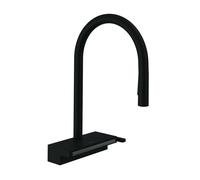 Hansgrohe Aquno Select M81 grifo de cocina de pie negro 73831670