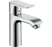 Hansgrohe Metris New - Grifo monomando de lavabo 110, con desagüe, cromo 31080000