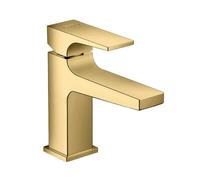Hansgrohe Metropol - Grifo de lavabo con desagüe Push-Open, aspecto de oro pulido 32500990