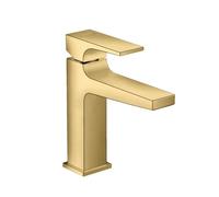 Hansgrohe Metropol - Grifo de lavabo con desagüe Push-Open, aspecto de oro pulido 32507990