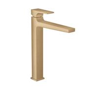Hansgrohe Grifo para lavabo de pie Metropol 260 monomando Push-Open Bronce cepillado 32512140