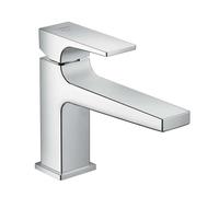 Hansgrohe Metropol - Grifo monomando de lavabo 100 CoolStart, con conjunto de desagüe Push-Open, cromo 32503000