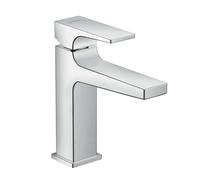 Hansgrohe Metropol - Grifo monomando de lavabo 110 con conjunto de desagüe y tirador, cromo 32506000