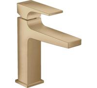Hansgrohe Metropol Grifo monomando de lavabo 110 con vaciador Push-Open, bronce cepillado, 32507140