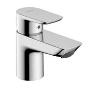 hansgrohe Neovis Q - grifo lavabo sin desagüe, CoolStart, grifo monomando lavabo, altura del caño 63 mm, cantidad de caudal 5 l/min (EcoSmart), cromo, 71351000