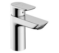 hansgrohe Neovis Q Mezclador monomando de lavabo 100 CoolStart, con desagüe automático metálico push-open, cromo, 71357000