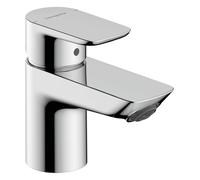 hansgrohe Neovis Q Mezclador monomando de lavabo 70, con desagüe automático metálico push-open, cromo, 71354000