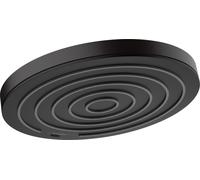 Hansgrohe Pulsify ducha con efecto lluvia 26x26 cm circular negro 24140670