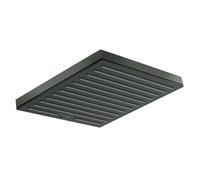 Hansgrohe Pulsify E - Rociador de ducha, 26x26 cm, EcoSmart, cromo negro cepillado. 24331340
