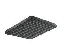 Hansgrohe Pulsify E - Rociador de ducha, 26x26 cm, EcoSmart+, cromo negro cepillado. 24333340