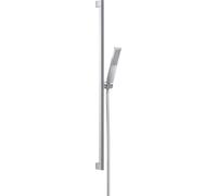 hansgrohe Pulsify E set de ducha 100, 1 rociador tipo EcoSmart, con barra de ducha 90 cm, 24380000, Color: cromado
