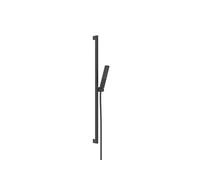 hansgrohe Pulsify E set de ducha 100, 1 tipo de chorro, EcoSmart+, con barra de ducha 90 cm, 24381670, Color: negro mate