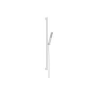hansgrohe Pulsify E set de ducha 100, 1 tipo de chorro, EcoSmart+, con barra de ducha 90 cm, 24381700, Color: Blanco Mate
