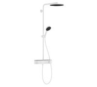 Hansgrohe Pulsify S - Conjunto de ducha con termostato, diámetro 26 cm, 3 chorros,EcoSmart, blanco mate 24221700