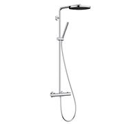 Hansgrohe Pulsify S Puro - Conjunto de ducha con termostato, diámetro 26 cm, 1 chorro, EcoSmart, cromo 24223000