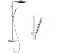Hansgrohe Pulsify S Puro - Conjunto de ducha con termostato, diámetro 26 cm, 1 chorro, cromo 24222000