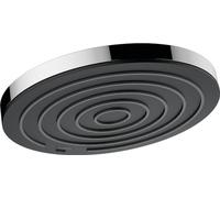 hansgrohe Pulsify S, rociador de ducha ahorro de agua 9 l/min (EcoSmart), ducha fija redondo, cabezal de ducha lluvia con 1 tipo de chorro para conexión pared y techo, con sistema antical, cromo