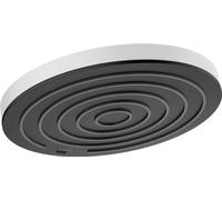 hansgrohe Pulsify S, rociador de ducha, ducha fija redondo, cabezal de ducha lluvia con 1 tipo de chorro para conexión pared y techo, con sistema antical, blanco mate