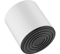 hansgrohe Pulsify S, rociador de ducha, ducha fija redondo, cabezal de ducha lluvia con 1 tipo de chorro para conexión pared y techo, con sistema antical, blanco mate
