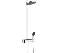 Hansgrohe Conjunto de ducha a pared Pulsify S, ShowerTablet Select 400, termostato, EcoSmart, cromado