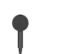 Hansgrohe Pulsify S - Cabezal de ducha Activation 105, 1 chorro, negro matee 24120670