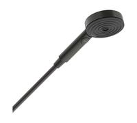 Hansgrohe Pulsify Select S - Cabezal de ducha, 3 tipos de chorro, EcoSmart, cromo negro cepillado 24111340