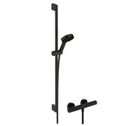 Hansgrohe Pulsify Select S - Conjunto de ducha con termostato, 3 chorros, negro mate 24261670