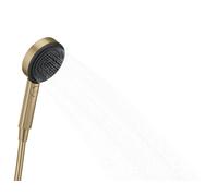 hansgrohe Pulsify Select S rociador 105, 3 tipos de chorro Relajación, 24110140, Color: Bronce cepillado
