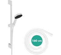 Hansgrohe Conjunto de ducha a pared Pulsify Select 3 chorros barra 67 cm manguera Blanco mate