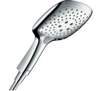 Hansgrohe Alcachofa de ducha Raindance Select E 150 x 150 mm, 3 chorros, cromo 26550000