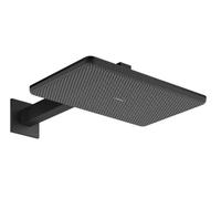 Hansgrohe Raindance Alive Q - Rociador de ducha, 21x34 cm, 2 chorros, Ecosmart, negro mate 24551670