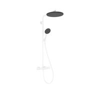 hansgrohe Raindance Alive S PURO sistema de ducha 300 EcoSmart de 1 chorro con elemento Ecostat, 24593700, Color: Blanco mate