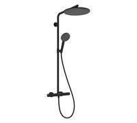 Hansgrohe Raindance Alive S Puro - Conjunto de ducha con termostato, diámetro 30 cm, 3 chorros, EcoSmart+, negro mate. 24594670