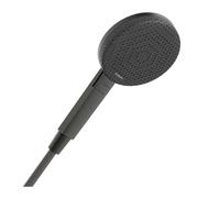Hansgrohe Raindance Alive Select S - Cabezal de ducha, 3 tipos de chorro, EcoSmart, cromo negro cepillado 24511340