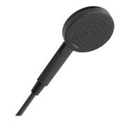 Hansgrohe Raindance Alive Select S - Cabezal de ducha, 3 tipos de chorro, EcoSmart, negro mate 24511670