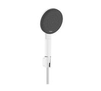 Hansgrohe Raindance Alive Select S - Conjunto de ducha con cabezal, soporte y manguera, 3 tipos de chorro, EcoSmart, blanco mate 24612700
