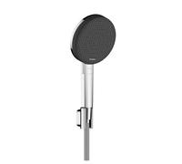 Hansgrohe Raindance Alive Select S - Conjunto de ducha con cabezal, soporte y manguera, 3 tipos de chorro, EcoSmart, blanco mate 24611000