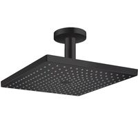 Hansgrohe Raindance brazo de ducha con efecto lluvia 30x30 cm cuadrada negro 26250670