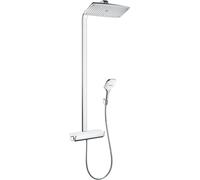 Hansgrohe Raindance conjunto de ducha a pared con termostato cromo-blanco 27112400