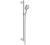 Kit de ducha hansgrohe Raindance Select S 120 3jet EcoSmart con barra de ducha 90 cm, 26323000, Color: cromado