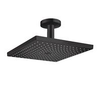 Hansgrohe Rociador de ducha Raindance E 300 – 30x30 cm cuadrado – negro mate