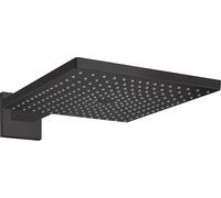 Hansgrohe Raindance E brazo de ducha con efecto lluvia 30x30 cm cuadrada negro 26239670