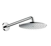 Hansgrohe Raindance S - Rociador de ducha PowderRain 240, con brazo de ducha 39 cm, cromo 27607000