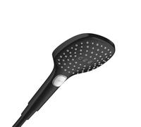 Hansgrohe Raindance Select E - Alcachofa de ducha 120, 3 chorros, negro mate 26520670